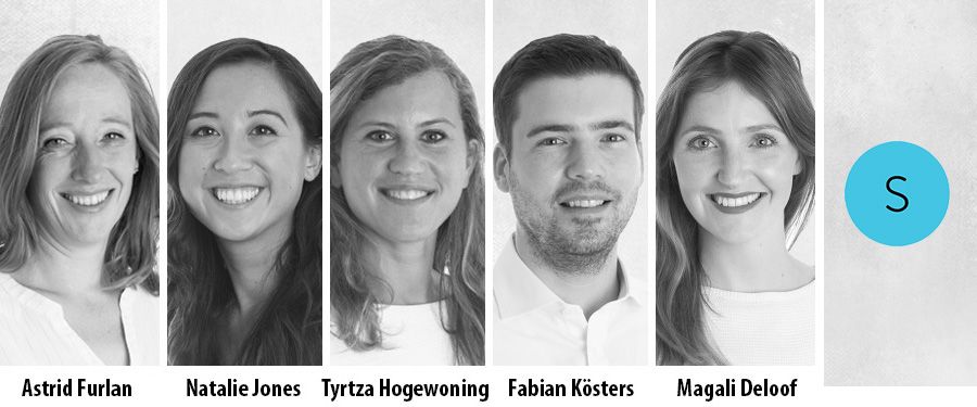 Astrid Furlan, Natalie Jones and Tyrtza Hogewoning, Fabian K&ouml;sters, Magali Deloof