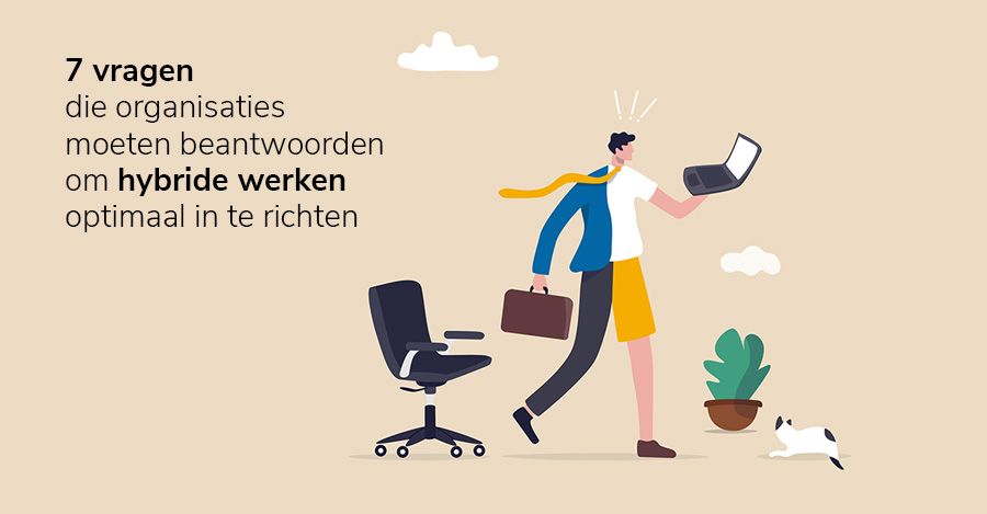7 vragen die organisaties moeten beantwoorden om hybride werken optimaal in te richten 7 vragen die organisaties moeten beantwoorden om hybride werken optimaal in te richten