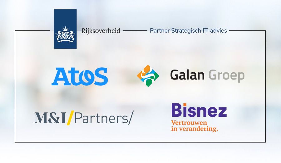 Rijk selecteert Atos, Bisnez, Galan en M&I/Partners voor SIMA 2022