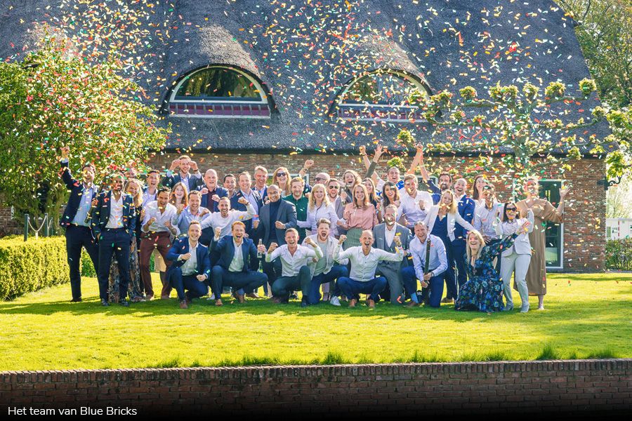 Het team van Blue Bricks