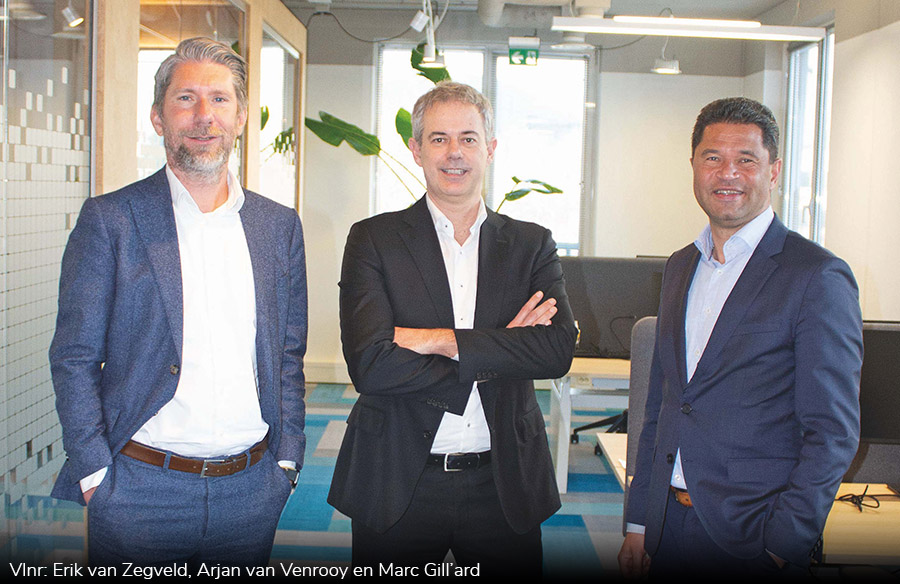 Erik van Zegveld, Arjan van Venrooy en Marc Gill’ard
