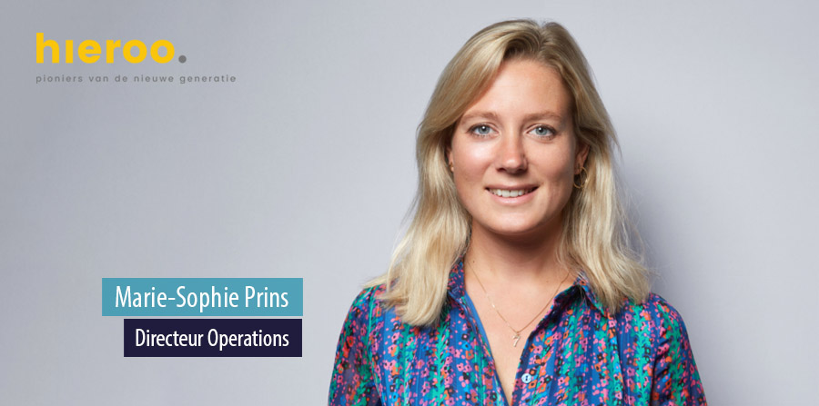 Marie-Sophie Prins, Directeur Operations, Hieroo Marie-Sophie Prins, Directeur Operations, Hieroo