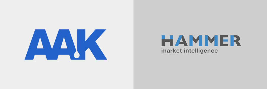 Logo's AAK en HAMMER