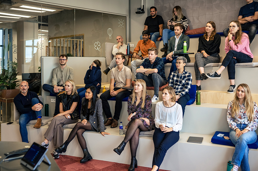 Collega’s van SuccessDay tijdens een intern teamevent Collega’s van SuccessDay tijdens een intern teamevent