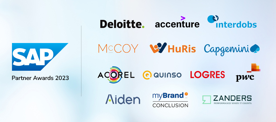 SAP-dienstverleners in de prijzen tijdens SAP Awards 2023