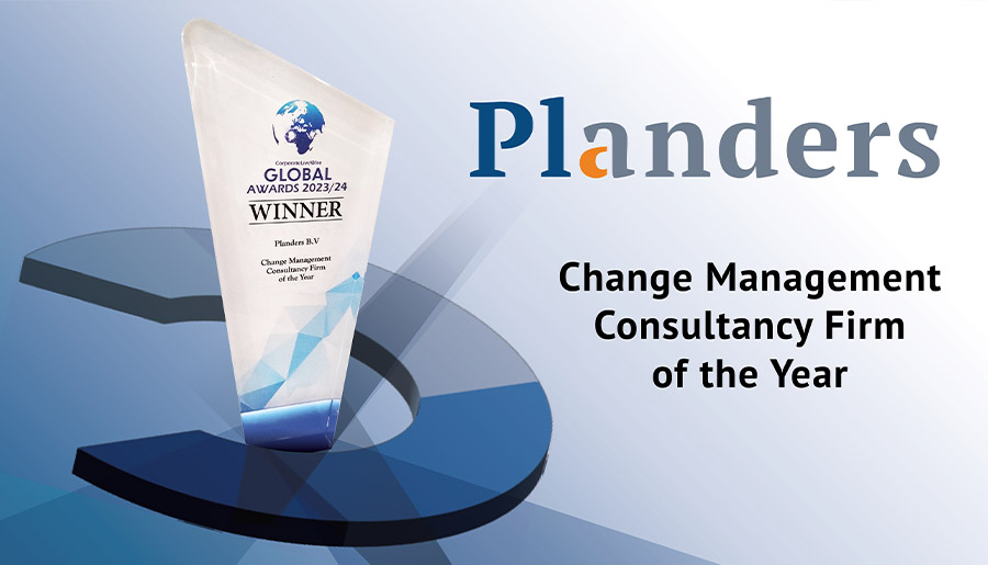Planders wint award voor change management consultancy