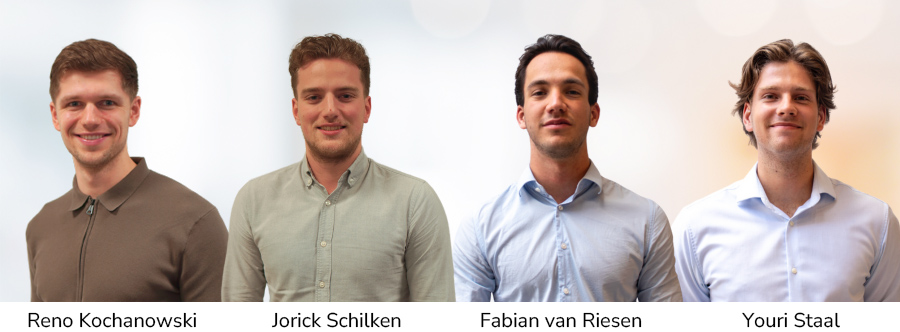 Reno Kochanowski, Jorick Schilken, Fabian van Riesen, Youri Staal