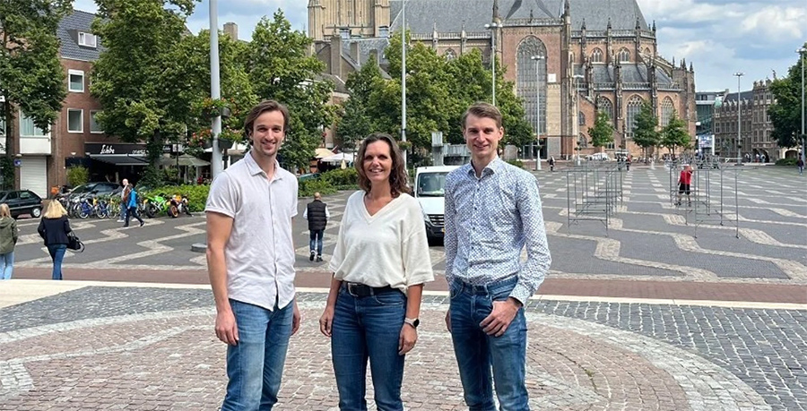 Patrick Begemann, Ine van den Hurk en Wietse Kruijsse