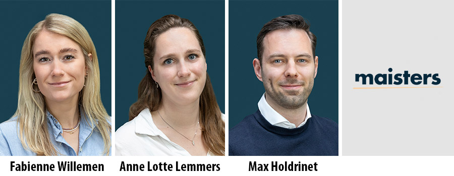 Maisters verwelkomt drie nieuwe young professionals Maisters verwelkomt drie nieuwe young professionals