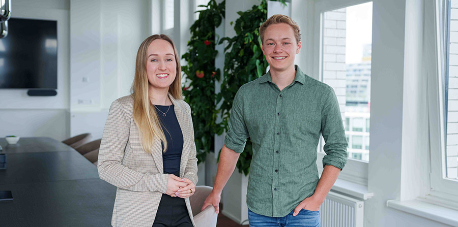 Esmée Nijhof en Dave Matser gestart in young professionals programma Certus Groep