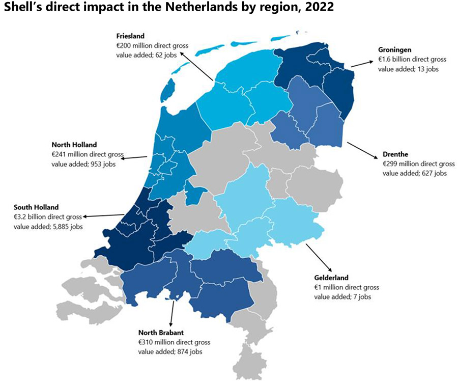 Shell draagt meer dan €10 miljard per jaar bij aan Nederlandse economie Shell draagt meer dan €10 miljard per jaar bij aan Nederlandse economie