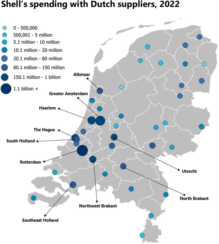 Shell draagt meer dan €10 miljard per jaar bij aan Nederlandse economie Shell draagt meer dan €10 miljard per jaar bij aan Nederlandse economie