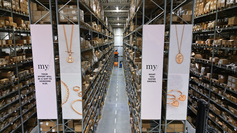 The distribution center of My Jewellery