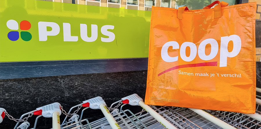 Gefuseerde supermarktketens Coop en Plus harmoniseren arbeidsvoorwaarden