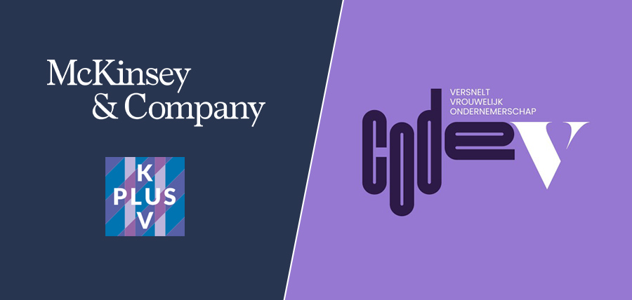McKinsey & Company en KplusV ondertekenen convenant voor gelijke kansen voor vrouwelijke ondernemers