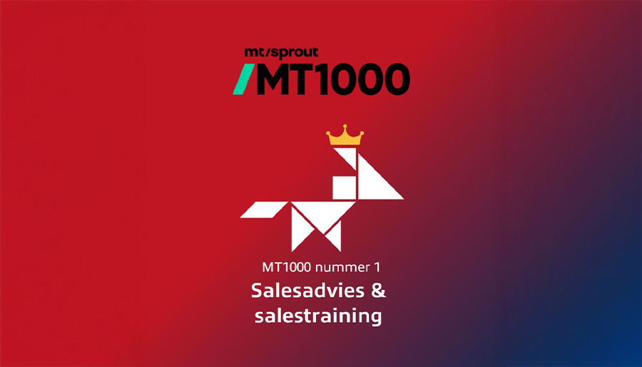 RedFoxBlue verkozen tot beste dienstverlener voor salesadvies en -training