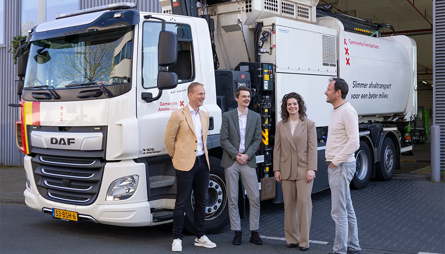 Coppa begeleidt gemeente Amsterdam bij overstap op elektrische vuilniswagens