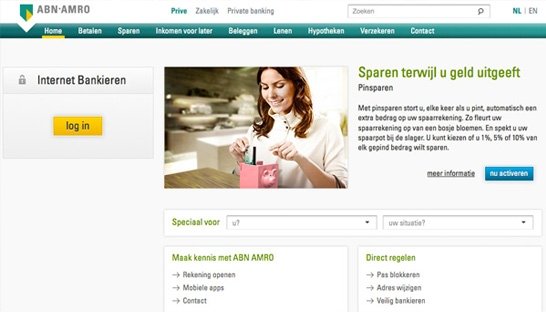 Capgemini helpt ABN Amro met vernieuwde abnamro.nl