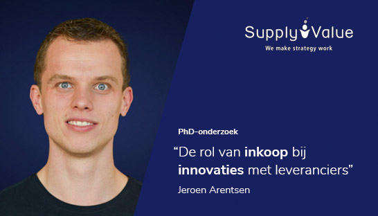 Jeroen Arentsen (Supply Value) start PhD-onderzoek binnen inkoop