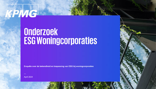 Woningcorporaties moeten aan de bak met ESG-verantwoording