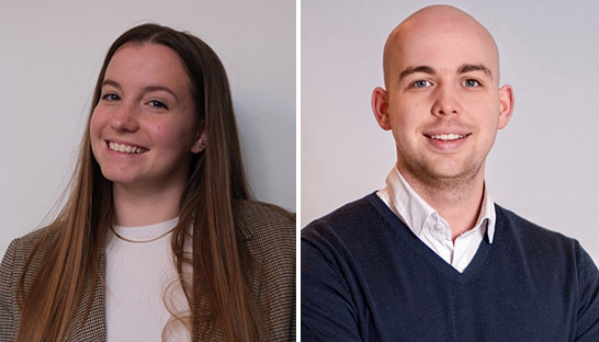 Sacha Gerritsen en Rowan van de Poll starten in traineeship van BPM Consult