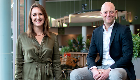 Marit Ubachs samen met Boris Gooskens in directie van Rijnconsult