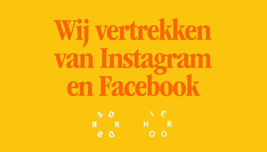 SeederDeBoer en Hieroo vertrekken van Facebook en Instagram