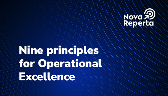 Negen uitgangspunten voor succes met operational excellence