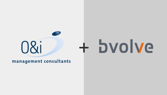 O&i management consultants en Bvolve gaan samen verder