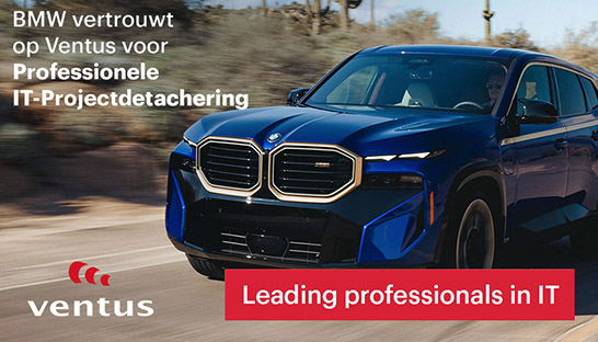 BMW en Ventus verstevigen samenwerking op het gebied van IT-projectdetachering