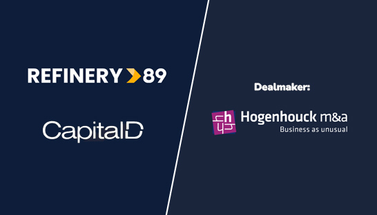 Hogenhouck m&a begeleidt Refinery89 bij strategisch partnership met Capital D