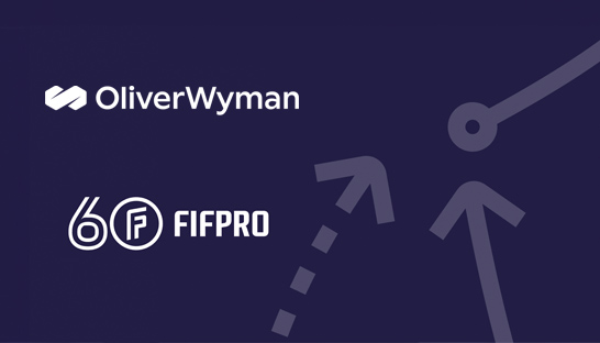 Oliver Wyman begeleidt voetbalvakbond FIFPRO bij strategie en governance