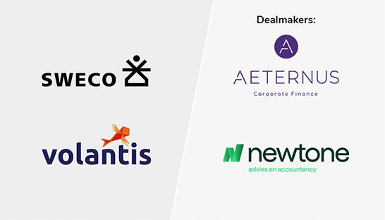 Aeternus begeleidt Volantis Groep bij verkoop aan beursgenoteerd Sweco