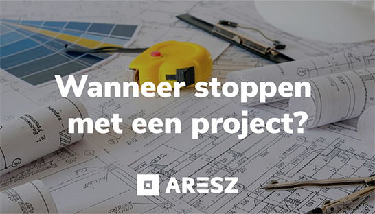 Op tijd stoppen met een ongezond project is professioneel
