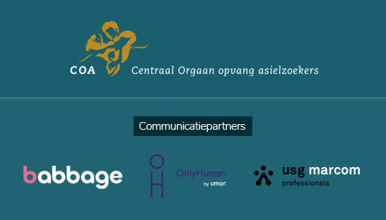 COA kiest Babbage Company, OnlyHuman en USG MarCom voor communicatie