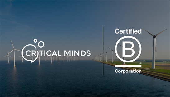 Critical Minds sluit zich aan bij wereldwijde B Corp-beweging