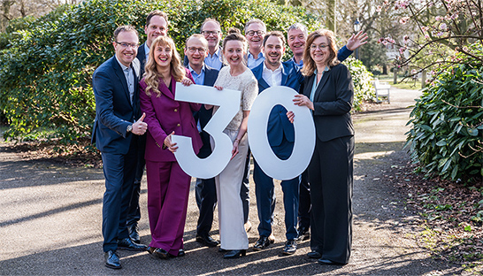 Advies- en communicatiebureau Schuttelaar & Partners viert 30-jarig jubileum