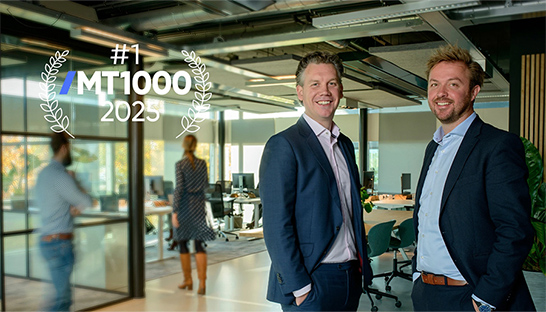 Mobilee verkozen tot beste dienstverlener van Nederland in MT1000