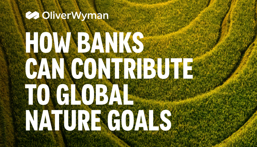 The role of banks in achieving global nature goals