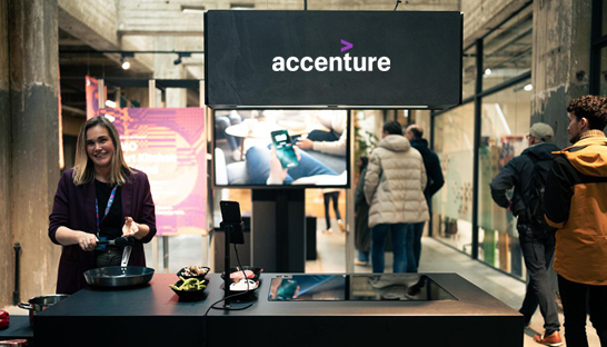 Accenture laat zien hoe AI binnenkort de keuken inkomt